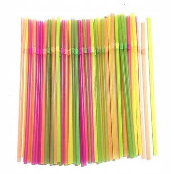 SŁOMKI PLASTIKOWE ŁAMANE MIX KOLORÓW 1000szt