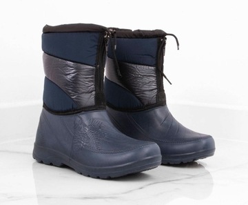 ТЕМНО-СИНИЕ СНЕЖНЫЕ БОТИНКИ 41