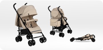 Ходунки-зонтики - MoMi AKIRA BEIGE - СУМКА ИЗ ФОЛЬГИ MOSQUITO BASKET