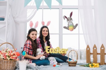 НАКЛЕЙКА ПАСХАЛЬНЫЙ ЗАЯЧИК 4А