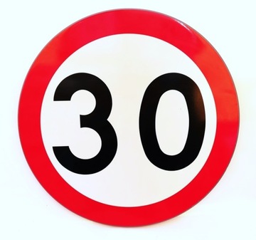 Дорожный знак 600 мм, ограничение скорости 30