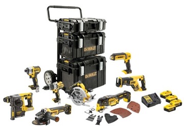 DEWALT COMBO 8 ELEKTRONARZĘDZI 18V 4XAKU DCK853P4