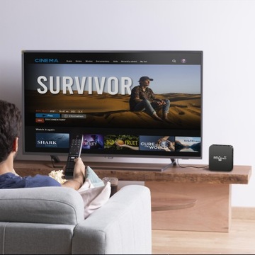 SMART TV BOX 8 ГБ MXQ PRO 4K ДЕКОДЕР ANDROID 7.1