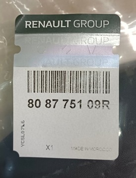 LIŠTA DVEŘE LEVÝ PŘEDNÍ DO RENAULT EXPRESS OE 808775109R
