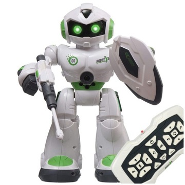 ROBOT ZDALNIE STEROWANY GESTY DŁONI MUZYKA ŚWIATŁO