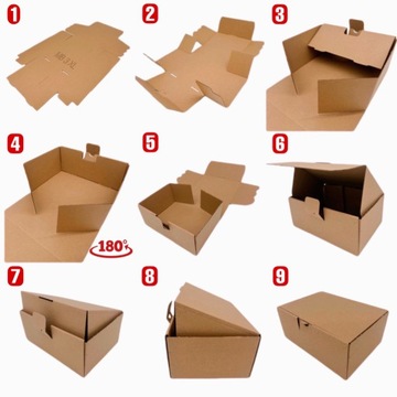 Фасонный картон 240х160х80 Коробка MB3 XL InPost Размер А - 25 шт.