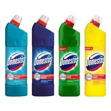 DOMESTOS PRZEDŁUŻONA MOC DO TOALETY PŁYN 1L MIX