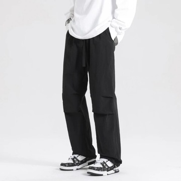 2023 Men's Autumn New Drawstring Loose Straight Le
