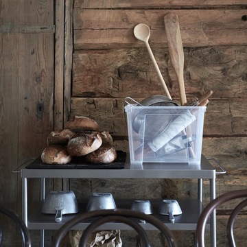 SS IKEA SAMLA Коробка с крышкой 22л 39х28х28см