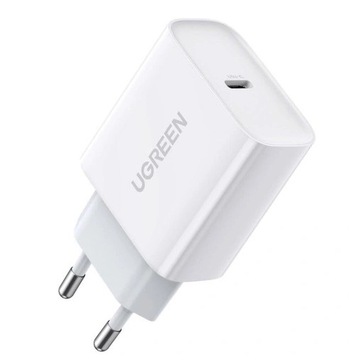 СЕТЕВОЕ ЗАРЯДНОЕ УСТРОЙСТВО UGREEN USB-C БЕЛОЕ CD137
