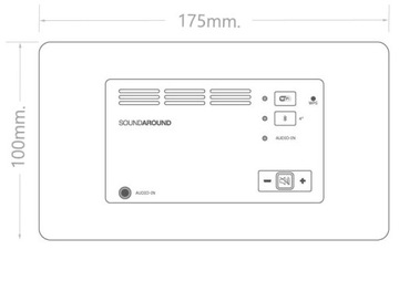 Kbsound In Wall Интернет-радио с Bluetooth Wi-Fi