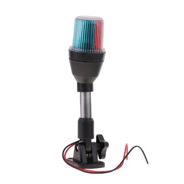 Trójkolorowa lampka kotwiczna LED 12 V. Lampka korka spustowego