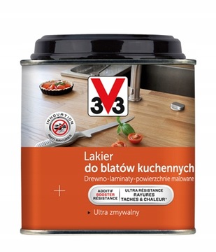 V33 lakier do blatów kuchennych 0,5L bezbarwny