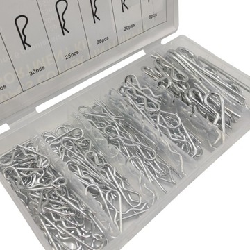 ZESTAW ZAWLECZEK SPRĘŻYNOWYCH 2.4 - 4mm (150 szt.) ROLNICZA ZAWLECZKA