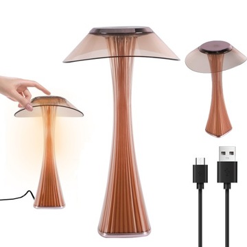 LAMPKA NOCNA LED LAMPA STOŁOWA DOTYKOWA BEZPRZEWODOWA NA STOL DO JADALNIA