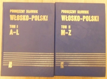 *BLOX* PODRĘCZNY SŁOWNIK WŁOSKO-POLSKI- komplet