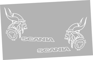 NAKLEJKI NAROŻNIKI NA SZYBĘ SCANIA VIKING WIKING
