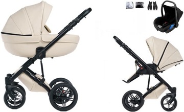 DADA PRMAS MAX500 WÓZEK DZIECIĘCY 3W1 AKCESORIA - ALMOND MILK