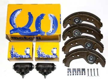 Szczęki cylinderki zestaw na PRZÓD FIAT 126p