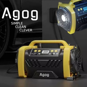 АВТОМОБИЛЬНЫЙ КОМПРЕССОР 12 В или 230 В ПОРТАТИВНЫЙ МОЩНЫЙ ЭЛЕКТРИЧЕСКИЙ НАСОС AGOG