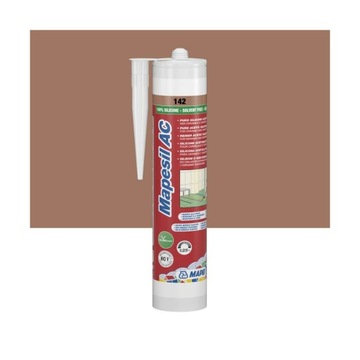 MAPESIL Mapei silikon sanitarny 310ml BRĄZOWY 142