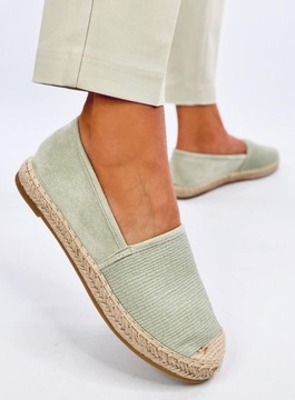 Buty Damskie Espadryle Płócienne HAYDON Zielone 37