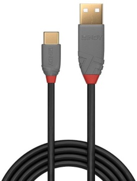 Кабель быстрой зарядки USB 2.0 переменного тока, 2 м, Lindy 36887