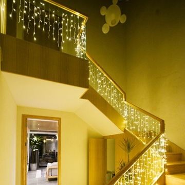 ШТОРА INCIDE 200 LED НАРУЖНАЯ Цветная ВСПЫШКА