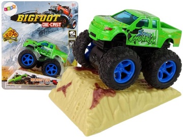 Auto Resorak Z Naciągiem Monster Truck Gumowe Opon