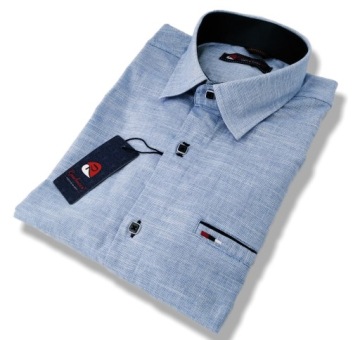 РУБАШКА МУЖСКАЯ СИНЯЯ ЗНАК XXXL 3XL 47/48