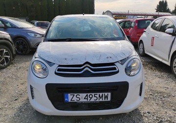 Citroen C1 II Hatchback 5d 1.0 VTi 72KM 2020 Citroen C1 I rej 2021r, 1.0 Benzyna. Uszkodzony. Poobijany. Jezdzi. VAT 23, zdjęcie 15