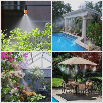 ВОДЯНАЯ ЗАВЕСА ТУМАННЫЙ СПРИНКЕР КОНДИЦИОНИРОВАНИЕ ВОЗДУХА ДЛЯ САДА САД ДЛЯ УЧАСТКА KLIMA 20