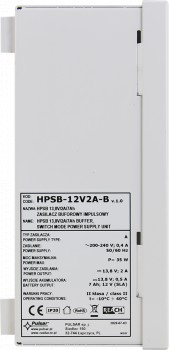 КОММУТАЦИОННЫЙ БУФЕРНЫЙ ИСТОЧНИК ПИТАНИЯ Pulsar HPSB-12V2A-B