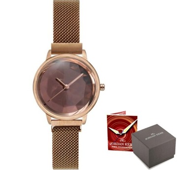 Zegarek damski Jordan Kerr I2009 - rose gold + BOX