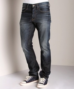 J711 MĘSKIE SPODNIE JEANSOWE JEANSY G-STAR 3301 SLIM 28/34