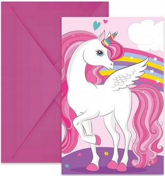 Topper urodzinowy JEDNOROŻEC Happy Birthday pikery dekoracja tort urodziny
