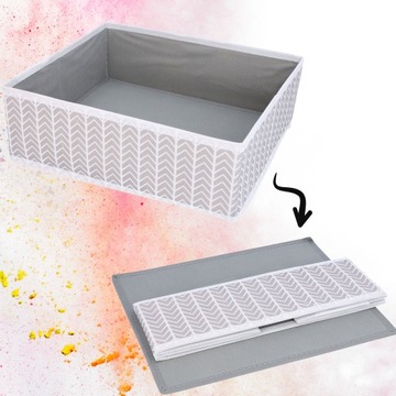 DRAWER ORGANIZER текстильный контейнер для белья и украшений для гардероба 28х24