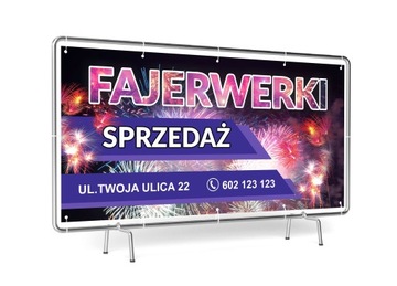 BANER REKLAMOWY 1x2m SPRZEDAŻ OZDÓB ŚWIĄTECZNYCH OZDORBY ŚWIĄTECZNE 510g