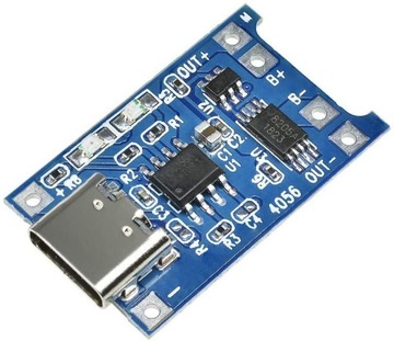 TP4056 USB C Зарядное устройство Li-Ion Li-Pol 18650
