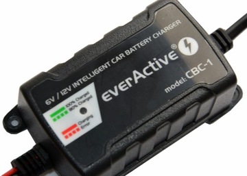EVERACTIVE CBC-1 6В/12В - автоматическое зарядное устройство 1А