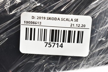 LIŠTA DVEŘE PRAVÝ ZADNÍ 657839902 SKODA SCALA 19-