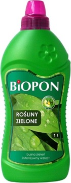 BiOPON płynny nawóz do ROŚLIN ZIELONYCH 1L