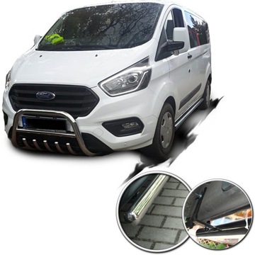 Рейлинги на крышу Ford Transit Custom 2012+ LONG