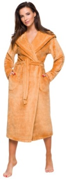 ДЛИННЫЙ ТЕПЛЫЙ ЦВЕТОЧНЫЙ ХАЛАТ ЖЕНСКИЙ ХАЛАТ M