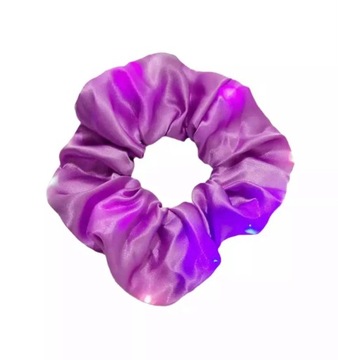 Świecąca gumka frotka do włosów LED scrunchie