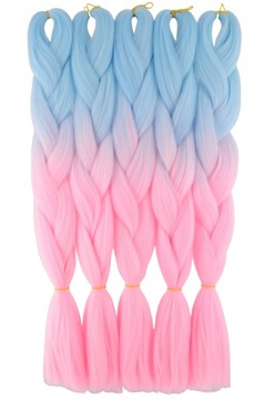 WŁOSY SYNTETYCZNE PROSTE KOLOROWE WARKOCZE 2K.052