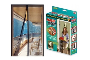 МОСКИТНАЯ СЕТКА ДЛЯ ДВЕРИ, БАЛКОНА, ОЧЕНЬ ПРОЧНАЯ, ПРОЧНАЯ, 80/90/100 x 210/220