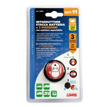 Lampa 39081 odłącznik z 3 pozycjami 12/32 V