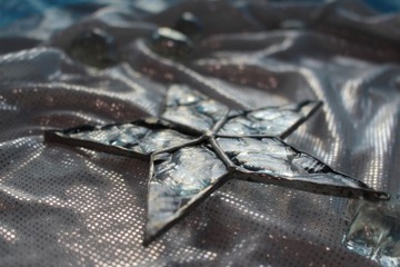 Gwiazdka witrażowa Tiffany kryształ