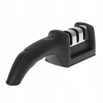 V2 ЧЕРНОЕ ТРЕХФАЗНОЕ КОЛЕСО ДЛЯ ЗАТОЧКИ КУХОННЫХ НОЖЕЙ 3в1